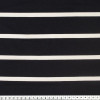 Tecido Viscolycra Listrado Preto/Off White Larg 160cm 79%Poliester.17%Viscose.4%Elastano ref.1540 - Preço por metro - 1