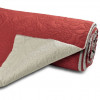 Tecido Matelassê Dupla Face Liso  Vermelho/Areia  Larg.2,25mt 100%Poliester  320gr/m2 - 1