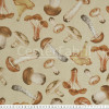 Tecido Acquablock impermeável estampado Fungi Bege Larg 1,40mt 72%Algodao/28%Poliester.Conserv1-P/2-2/3-3/5-2/6-8 - 1