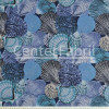 Tecido Acquablock impermeável estampado Coquille Azul Larg 1,40mt 72%Algodao/28%Poliester.Conserv1-P/2-2/3-3/5-2/6-8 - 1