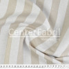 Tecido Jacquard Dupla Face Atlanta Listrado Bege Largura140cm 72%Algodão/28%Poliester. Conserv1-H/2-2/3-3/5-3/6-8 - 1