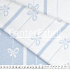 Tecido Jacquard Dupla Face Atlanta Laços Azul  Largura140cm 72%Algodão/28%Poliester . Conserv1-H/2-2/3-3/5-3/6-8 - 1