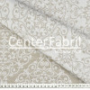 Tecido Jacquard Dupla Face Atlanta Arabesco Bege Largura140cm 72%Algodão/28%Poliester. Conserv1-H/2-2/3-3/5-3/6-8 - 2