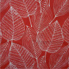 Tecido Aquatec Veneza - estampado Floral Vermelho e Branco  Larg 1,40mt 68%Algodao/32%Poliester - 1