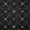 Tecido Aquatec Veneza - estampado Geometrico Preto e Branco Larg 1,40mt 68%Algodao/32%Poliester - 1
