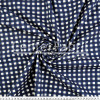 Tecido Sarja Leve Paradiso Estampa Xadrez Marinho Larg.160cm 100%Algodão 215gr/m2.Conserv1-I/2-2/3-2/5-3/6-8 - 1
