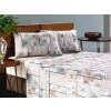 JGO.DUPLO MALHA CASAL ESPEC. ESTAMP 138x188x30/40cm ref.053 promo de R$329,80 por - 1