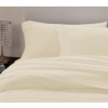 Jgo Cama Casal Percal 300Fios NeoClassico Liso Pérola 190x140x40cm - 1