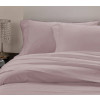 Jgo Cama Casal Percal 300Fios NeoClassico Liso Rosê 190x140x40cm - 1