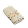 Toalha Banho Gigante Amandine 86x150cm Bege/Dourado 97%Algodão/3%Poliester - 1