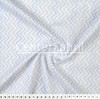 Tecido Tricoline Estampa Chevron Azul Larg 1,47mt 100% algodão Preço por Metro -120gr/m2 - 1