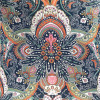 Lonita Jacquard Marble Bollywood Marinho estampada Larg.140cm 70% algodao/30%poliester - 1