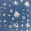 Lonita Jacquard Art Decor Navegação Azul Karsten Larg.140cm 70% algodao/30%poliester - 1
