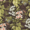 Tecido Acquablock impermeável estampado Bayamo Preto Larg 1,40mt 72%Algodao/28%Poliester.Conserv1-P/2-2/3-3/5-2/6-8 - 1