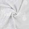 Tecido Laise Cambraia Branco Barrado Import Larg 140cm - Bordado de 1,30m 100%Algodão ref.170109.002 - 1