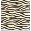 Tecido Soft  Estamp Largura 160cm 100%Poliester Zebra fdo Off White - Preço por metro - 1