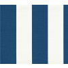 Tecido Aquatec Veneza - estampado Listrado Azul Indigo e Branco Larg 1,40mt 68%Algodao/32%Poliester - 1
