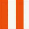 Tecido Aquatec Veneza - estampado Listrado Laranja Cenoura e Branco Larg 1,40mt 68%Algodao/32%Poliester - 1