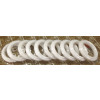 Argola Branca em ABS para varão 19mm Blister com 10UND - 1