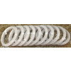 Argola Branca em ABS para varão 28/32mm Blister com 10UND - 1