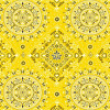 TECIDO ADESIVO Bandana Amarela 100%ALG 47cm x 1,00cm - 1