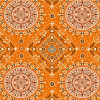 TECIDO ADESIVO Bandana Laranja 100%ALG 47cm x 1,00cm - 1