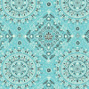 TECIDO ADESIVO A4 Bandana Turquesa 100%ALG 23cm x0,33cm - 1