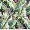 Tecido Viscose Viena Estampa Floral fundo Preto Largura 140cm 100%Viscose 115 gr/m2 - 1