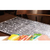 Tecido Acquablock impermeável estampado Formaggi C1 Larg 1,40mt 72%Algodao/28%Poliester.Conserv1-P/2-2/3-3/5-2/6-8 - 1