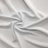Tecido Crepe Koshibo Liso Branco Largura 140cm 100%Poliester - 1