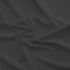 Tecido Crepe Koshibo Liso Preto Largura 140cm 100%Poliester - 1