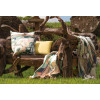 Lonita Bio Decor Cuzco Salmão Karsten Estampada Larg.140cm 100% algodao - 1