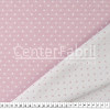 Tecido Jacquard Dupla Face Atlanta Pois Rosa Largura140cm 72%Algodão/28%Poliester. Conserv1-H/2-2/3-3/5-3/6-8 - 1