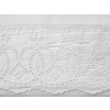 Jgo Cama Casal Percal 300Fios NeoClassico Bordado Branco 190x140x40cm - 2