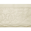 Jgo Cama Casal Percal 300Fios NeoClassico Bordado Bege/MARFIM 190x140x40cm - 2