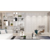 Tecido para Parede Wall Decor Dielle Cinza (Refilado) Larg.140cm 72% algodao/28%poliester de R$ 37,90 por - 1