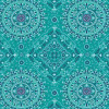 TECIDO ADESIVO Donna Azulão Acqua Fundo Turquesa 100%ALG 47cm x 1,00cm - 1