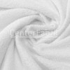 Tecido Atoalhado Felpudo Branco Largura 140cm 100%Algodão - 1