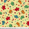 Tecido Flanela Estampa Infantil Sarja Plus Larg. 80cm d4 - 1