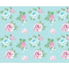 TECIDO ADESIVO Flores Romanticas 100%ALG 47cm x 1,00m - 1