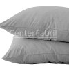 Fronha Malha Fio Penteado Mescla Cinza c/2 unid 50x70cm 88%Algodão 12%Poliéster - Lynel - 1