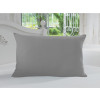 Fronha 48x68cm de Malha Soft Cinza para Travesseiro 50 x70cm - 090 - 1