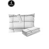 JOGO CAMA CASAL PERCAL 200FIOS Scott 140x190x40cm Alt 100%Algodão - 2