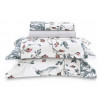 JOGO CAMA CASAL PERCAL 200FIOS Aika 140x190x40cm Alt 100%Algodão - 1