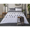 JOGO CAMA SOLT SANTISTA HOME DESIGN Memphis Cinza 90x140x30cm 100%ALGODÃO - 2
