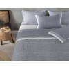 JOGO CAMA SOLT KING PERCAL 200FIOS Philip Azul 100x200x30 cm Alt 100%Algodão - 1
