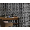 Tecido para Parede Wall Decor Kamyl Preto (Refilado) Larg.140cm 72% algodao/28%poliester de R$ 37,90 por - 2