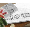 Toalha Rosto Kavi Branco/Preta 50x80cm 95%Algodão/5%Poliester prom de 24,90p/ - 1