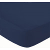 Lençol Solteirão Esp Malha Soft Azul Marinho - Fio 30 com Elástico 100cmx200cmx40cm -017 - 1