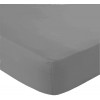 Lençol Casal Especial Malha Soft 150gr/m² Cinza - Fio 30 - com Elástico 138cmx188cmx30/40cm-06 - 1